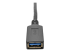 Eaton Tripp Lite Series 6 Inch USB 3.1 Gen 1 5 Gbps Cable USB Type-C USB-C to USB Type A M/F 6" - Close up