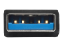 Tripp Lite 4-Port Portable Slim USB 3.0 Superspeed Hub w/ Built In Cable - Close up