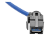 Eaton Tripp Lite Series 3ft USB 3.0 Superspeed Keystone Jack Type-A Extension Cable M/F 3' - Close up